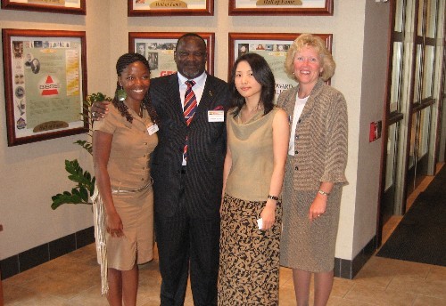 with Kenya Ambassador Ogego